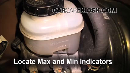 2003-2008 Infiniti FX35 Brake Fluid Level Check - 2006 Infiniti FX35 3